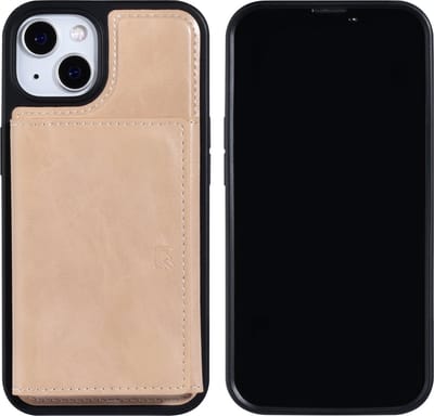 UNIQ Accessory Goud Telefoonhoesje voor Apple iPhone 13 - Pu Materiaal & Bescherming van Telefoon.