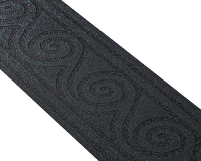GRAFISCHE BEHANGRAND | Zelfklevend - zwart grijs zilver glitter - A.S. Création Only Borders 11