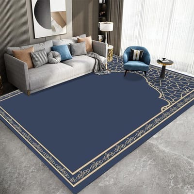 Moslim Dagelijks Gebedskleed Woonkamer Slaapkamer Tapijt Multi-scene Beschikbaar Heilige Islamitische Geschenken Mooie Ramadan Gebedsmat decor 80*120cm
