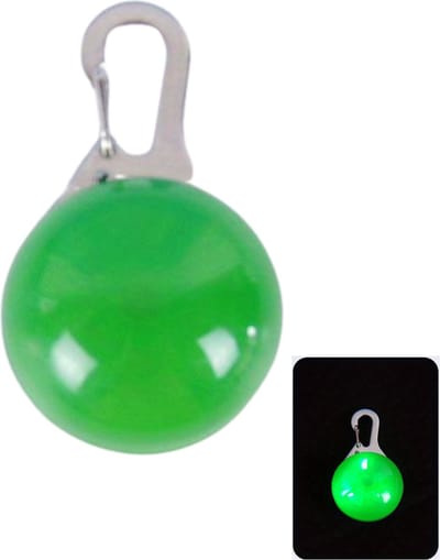Nivard Lichtgevende Halsband - Verlichte Halsband - Lichtgevend - Hond - Kat - Lampje - Hondenhalsband Led - Clip-On - Groen