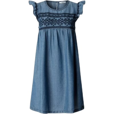 Pepe Jeans Cindy Mouwloze Korte Jurk Blauw M Vrouw