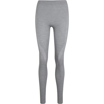 FALKE Wool-Tech Long Tights sneldrogend wol functioneel lang functioneel ondergoed heren grijs - maat XL