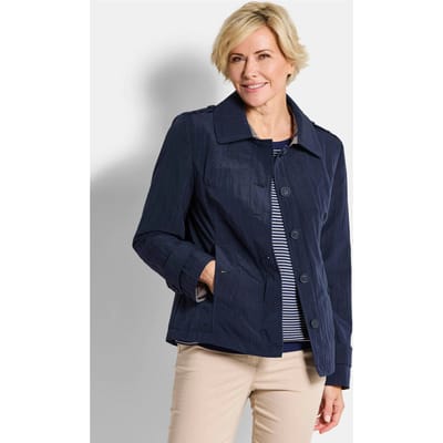 Trenchjack in crashlook - marine - Gr. 19 van Goldner Fashion