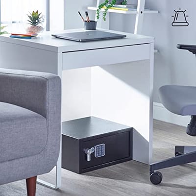 Elektronische Kluis met Alarm voor Laptop - 130 dB Beveiliging - Zwart