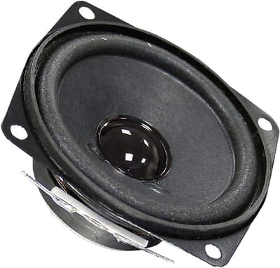 Breedbandluidspreker 6,5 cm - Zwart, Compact en Hoog Rendement