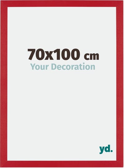 Your Decoration - Fotolijst 70x100 cm - MDF - Rood - Mura