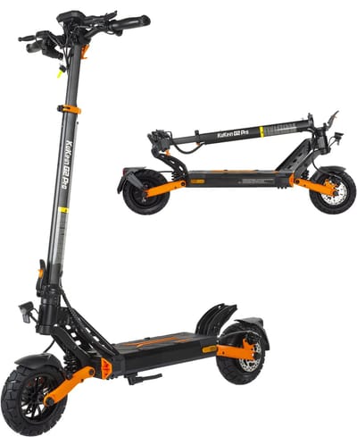 KuKirin G2 Pro Elektrische step-actieradius 65 km-500W borstelloze motor-48V 15,6Ah grote accu-9 inch tubeless banden-voor en achter vering-dubbel schijfremsysteem-opvouwbaar ontwerp-3 snelheidsmodi-antidiefstal slot ontwerp