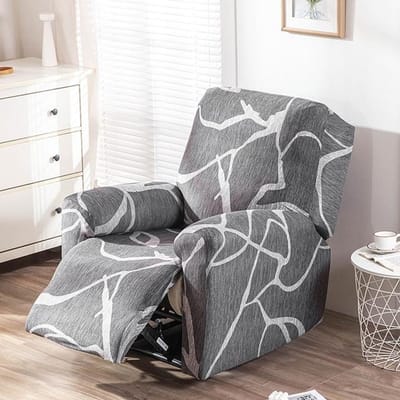 Housse de canapé inclinable extensible, antidérapante, douce, lavable, protection de meubles avec fond élastique pour enfants universal gray