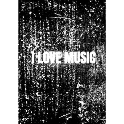Notenschrift- Notenbalken- I Love Music (A5) Allets Comfort - Allets Comfort