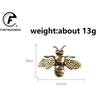Puur Messing Massief Bij Metalen Figuur Ornament Creatief Antiek Bureau Decoratie Woondecoratie Accessoires Miniaturen