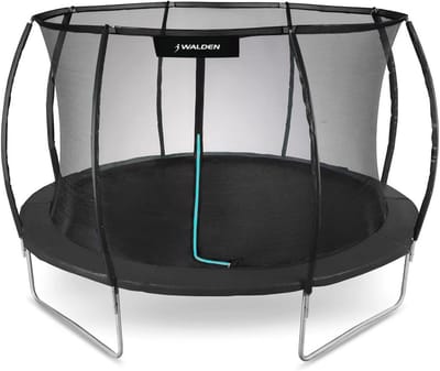 Buitentrampoline 244 cm met Veiligheidsnet en Gewatteerde Stangen