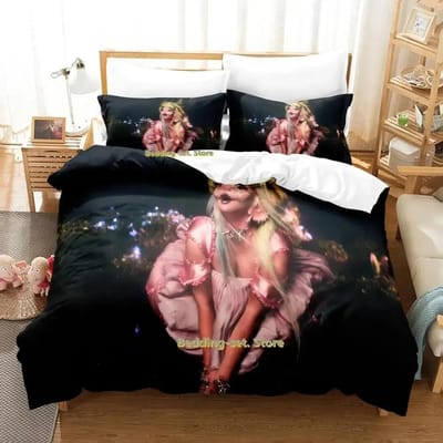 Nieuwe Hip Hop Melanie Martinez Portals Beddengoed Collectie Cartoon Anime DrieDelige Set Volwassene Kind Slaapkamer Dekbedovertrek Collecties 3D Kawaii Meisjes EU SuperKing 260x220