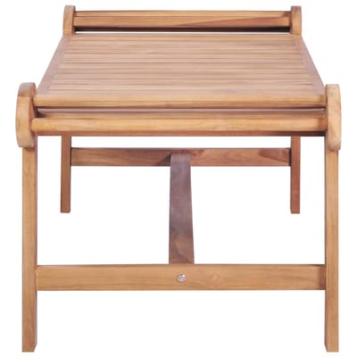 vidaXL - Salontafel - 100x50x45 - cm - massief - teakhout