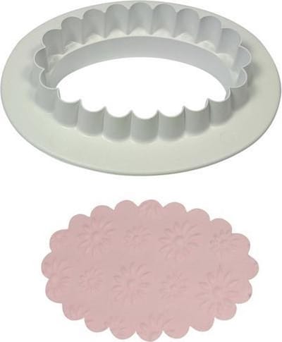 PME Plain & Fluted Oval Cutter 90mm x 60mm