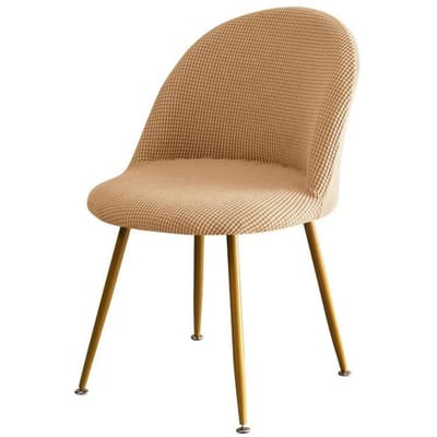Housse de Chaise de Salle à Manger Élastique Avancée pour Usage Domestique Hôtel Chaise Bec de Canard Tissu Polaire Maïs Polyester Spandex Autres Chaises de Salle à Manger Style Américain 48*40*40cm