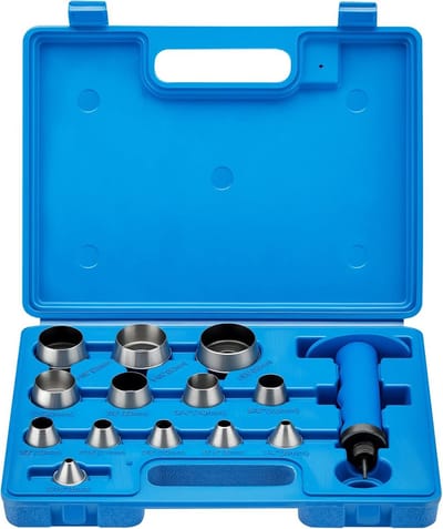 Professionele Gatenpons Set 13-delig - 5-35mm - Carbonstaal Stansgereedschap