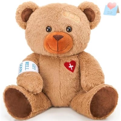 Beterschap Teddybeer Knuffel van 30 cm - Knuffeldier voor Kinderen en Volwassenen