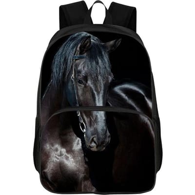 Dieren paardrijtas, rugzak met paardenprint, outdoor reizen rugzak, nieuwe rugzak met grote capaciteit voor computer