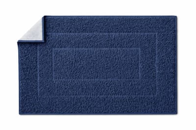 Olivivo - Badmat - Navy - 50x80cm - Wasbaar - Antislip - Douche Mat - WC Mat - Badkamer Mat - Badmat Antislip - Badkamer Accessoires - Douchemat - Badmatten