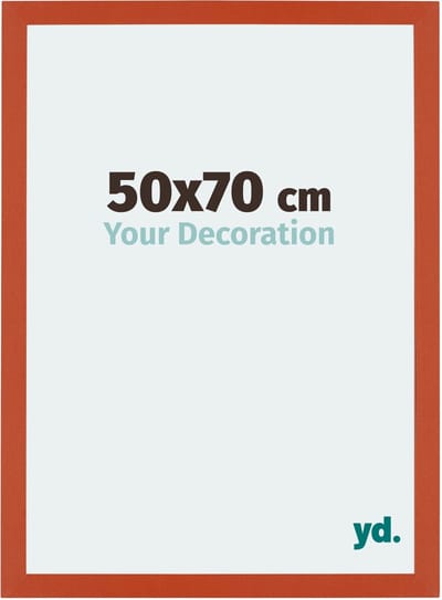 Your Decoration - Fotolijst 50x70 cm - MDF - Oranje - Mura