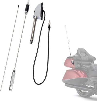 Dailygoody - Motorfiets Antenne Kit - Goldwing GL1800 - 2001-2017 - Geschikt voor GL1500 - Eenvoudige montage - Duurzaam ontwerp