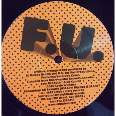 12 inch Plaat F.U. - Stamp! ES44 Empire State Re 1997 VS Dans & Electronica Gebruikt brown