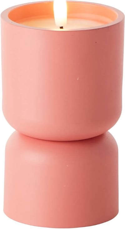 Kaarslampje Lovere oranje 15cm - G80121/41