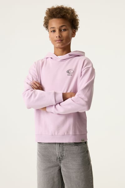 GARCIA Jongens Print Sweater Roze Lange mouw