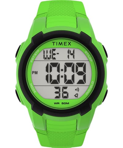 Timex Ironman TW5M62800 Horloge - Kunststof - Groen - Ø 40 mm