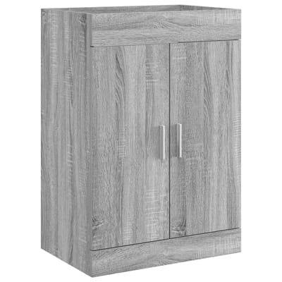 vidaXL - Badkamer - Onder - Het - Wastafel - Kast - Grijs - Sonoma - 56 - x - 37,5 - x - 81 - cm