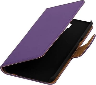 Bookstyle Wallet Case Hoesje Geschikt voor LG X Screen Paars