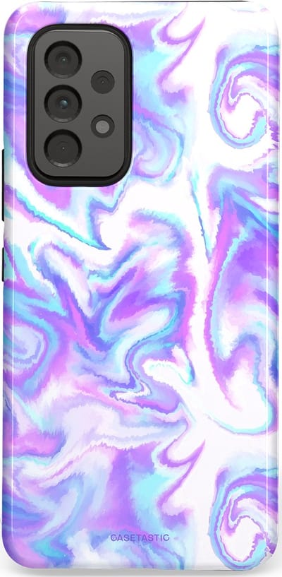 Casetastic Hoesje Geschikt voor Samsung A53 - Stijlvolle Beschermende Duo-layer Case - Tie Dye magie