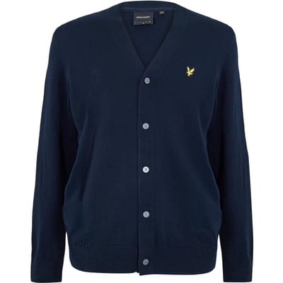 Lyle & Scott Heren Vest met V-hals (Donkere marine)