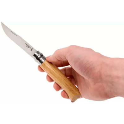 Opinel Luxury N°08 Zakmes (Maat - 8, Kleur - Oak)