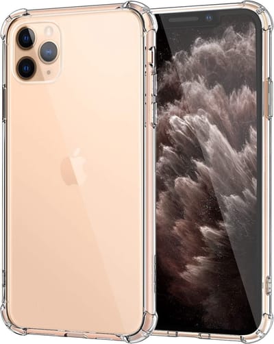 Ceezs telefoonhoesje geschikt voor Apple iPhone 11 Pro hoesje - schokbestendig - optimale bescherming - doorzichtige case - transparant
