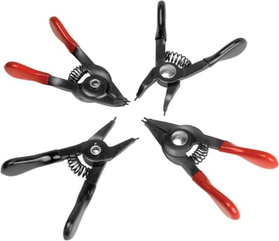 Performance Tool W88012 Gereedschap, 4 st Mini Snap Ring Tang Set