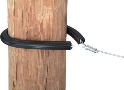 Isolator Pack - Hoek & Einde - Omheining Bevestigen - Zware Zijwanden - 10 Stuks - Zwart