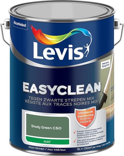 Levis - Easyclean Tegen Zwarte Strepen Mix - Shady Green C60 - Mengverf - 5 L