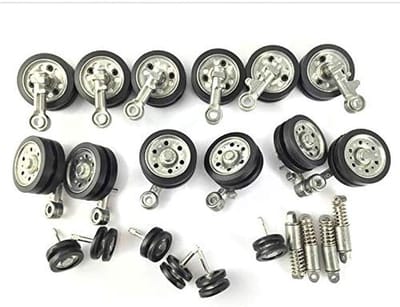 Metalen Upgrade Wielen voor 1/16 RC Panzer III/Stug III Tank Modellen