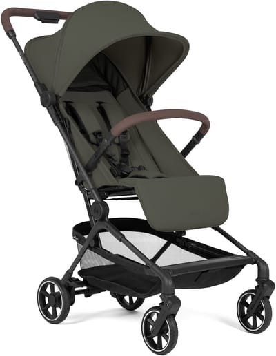 hauck Lite N Care - Je ultralichte stads- en reisbuggy van carbon - Slechts 5,5 kg - Dark Olive