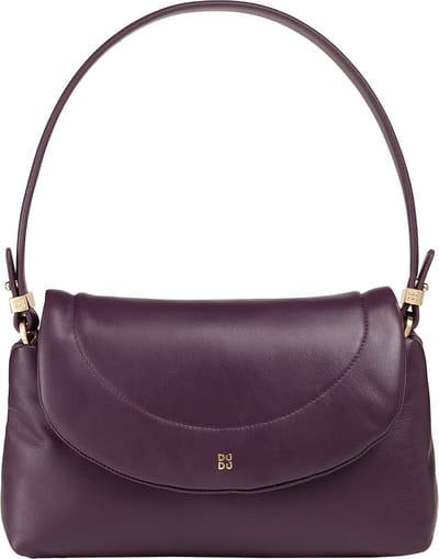 DuDu Melville Schoudertas Leder 29 cm - Dames - deep purple