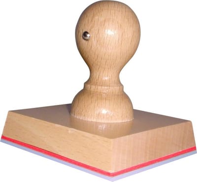 Handstempel 60x60 Mm - Stempels - Stempels volwassenen - Snelle Levering