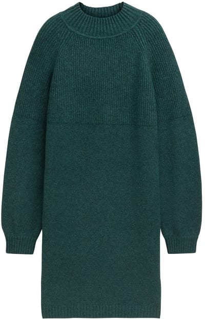 Tom Tailor Denim Gebreide jurk met opstaande kraag Frauen