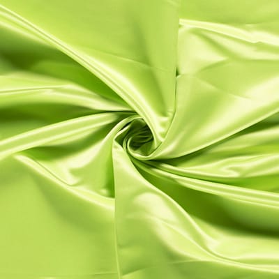 Stoffenland.com Satijn Duchesse Stof Effen - Limoen Groen - 1 Meter - 024