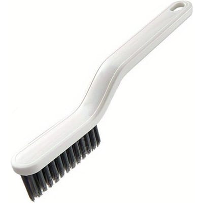 [Brosse pour Fentes 2-en-1] Brosse pour Fentes en V 2-en-1 | Brosse de Sol à Long Manche avec Clips de Nettoyage pour Salle de Bain Toilettes Évier Baignoire Carrelage Nettoyage à Poils Durs