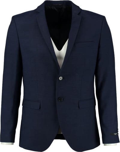 Jack & jones premium gevoerd donkerblauw super slim fit colbert - valt kleiner - Maat 56