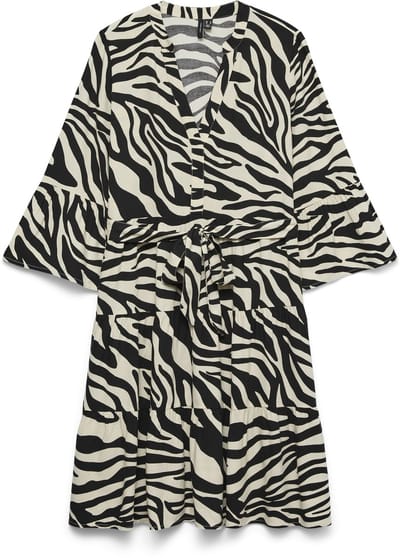 VERO MODA - VMMELBA 3/4 SHORT BELT DRESS WVN NOOS - Dames - Mini jurken