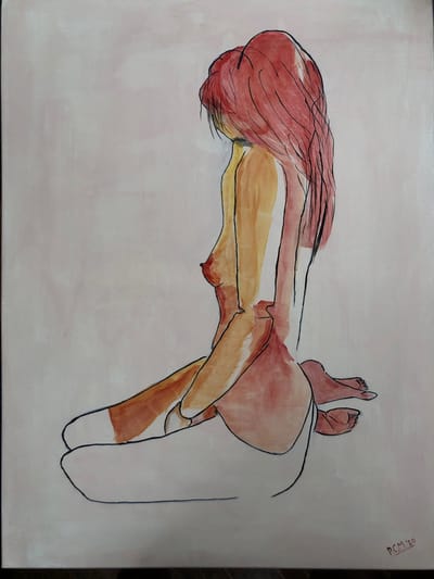 Meisje S1 acryl