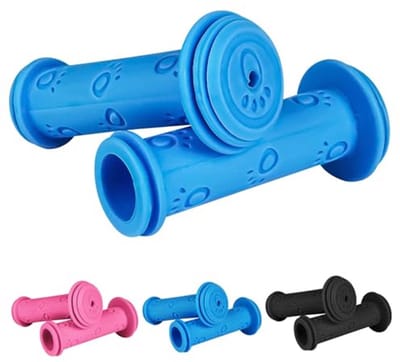 Kinderfiets Handgrepen - Stuurgrepen - Veilig Fietsen - Antislip Rubber - 22 mm - Blauw
