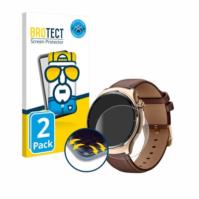 BROTECT - Screenprotector voor Xiaomi Mibro Lite 3 Pro - Folie Beschermfolie transparant volledig dekking - 2 Stuks